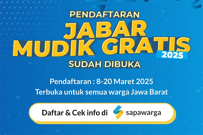 Jabar mudik Gratis