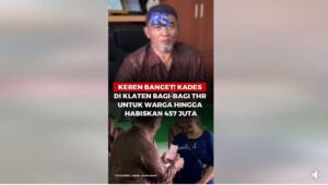 Keren Banget! Kades di Klaten Bagi-Bagi THR untuk Warga Hingga Habiskan 457 Juta