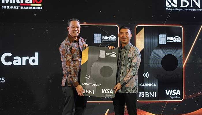 BNI Luncurkan Kartu Kredit BNI Mitra10 Visa Signature, Raih Hadiah dan Wujudkan Rumah Impian