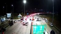 Penampakan Exit Tol Bocimi Ruas Parungkuda Mulai Macet 