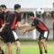 Timnas Indonesia melakukan latihan jelang pertandingan Kualifikasi Piala Dunia 2026 di Stadion Madya, komplek GBK, Senayan, Sabtu (22/3/2025).
