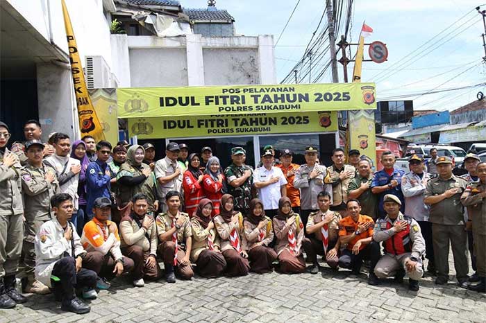 Wakil Bupati Sukabumi Andreas Pantau Posko Mudik