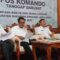 Suasana rapat evaluasi perpanjangan masa tanggap darurat di Pendopo Palabuhanratu, jalan Siliwangi nomor 10. Rabu (12/3/2025).(FOTO : NANDI/ RADARSUKABUMI)