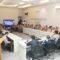 Suasana rapat lintas sektoral jelang pelaksanaan Ops Ketupat Lodaya 2025 Polres Sukabumi.(FOTO : NANDI/ RADARSUKABUMI )