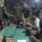 Personel Satpol PP saat melakukan razia di Citepus, Palabuhanratu, kabupaten Sukabumi. (FOTO : NANDI/ RADARSUKABUMI)