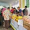 KOMPAK : Kepala DKP Kabupaten Sukabumi, melalui Kabid Diversifikasi dan Ketahanan Pangan Masyarakat, Mirna Puspitasari dan jajarannya, saat foto bersama di lokasi GPM.(FOTO : UNTUK RADAR SUKABUMI)