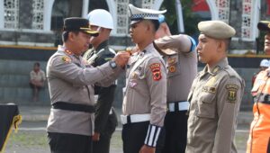 Ratusan Anggota Polres Sukabumi Siap Amankan Mudik Lebaran