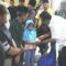 PEDULI : Kadisdagin Kabupaten Sukabumi, Dani saat mendampingi Bupati Sukabumi pada pembukaan OPD di aula Desa Padaasih, Kecamatan Cisaat, Kabupaten Sukabumi.(FOTO : UNTUK RADAR SUKABUMI)