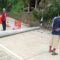 TUMBANG : Tiang listrik tumbang hingga menutupi badan jalan provinsi, tepatnya di Kampung Cisayar, RT 04/RW 08, Desa Mekarsari, Kecamatan Nyalindung, Kabupaten Sukabumi, pada Kamis (20/03) siang.(FOTO : UNTUK RADAR SUKABUMI)