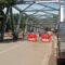 Kondisi jembatan Bojong Kopo di kecamatan Simpenan, kabupaten Sukabumi.(FOTO : NANDI/ RADARSUKABUMI)