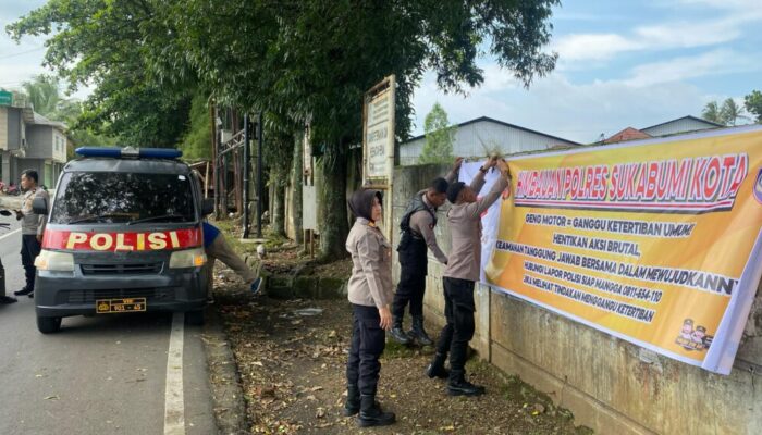 Jangan Perang Sarung, Jika Tidak Ingin Dikurung Polisi, Lihat Spanduk Himbauan