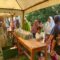 Kepala Dinas Perikanan Kabupaten Sukabumi Nunung Nurhayati saat mengikuti muhibah Ramadhan 1446 H di Kecamatan Kadudampit.