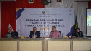 Sekda Kabupaten Sukabumi Buka Bimtek ToT Kasus Kekerasan Terhadap Anak dan Perempuan