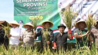 Panen Raya Serentak di 194 Daerah di Indonesia, Bupati Purwakarta ke Sawah Ngarit Padi