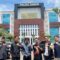 LAPORAN: Kelompok mahasiswa yang tergabung dalam Sukabumi melawan, melakukan aduan pelaporan kepada Polda Jawa Barat pada Senin (14/4/2025).