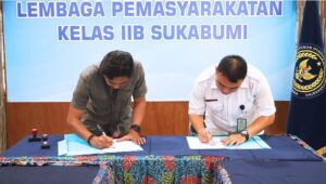 Lapas Sukabumi Teken Kerjasama Soal Fasilitas Wartel dan Layanan Video 