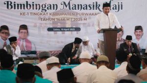 Kemenag Purwakarta Selenggarakan Manasik Haji Diikuti 741 CJH, Sekda Norman Mengingatkan Begini