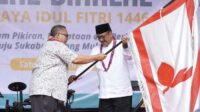 Sertijab Ketua Mabicab Pramuka Sukabumi, Asep Japar Ajak Sinergi Wujudkan Generasi Unggul