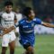 Selebrasi Beckham Putra usai membobol gawang Bali United, Jumat (18/4/2025) (c) Dok. Persib Bandung