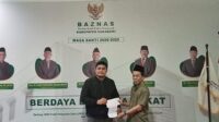 UPZ MD KAHMI Sukabumi Salurkan Zakat ke BAZNAS Kabupaten Sukabumi