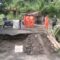 Kalak BPBD Kabupaten Sukabumi saat meninjau lokasi bencana di wilayah kecamatan Simpenan. Senin (14/4/2025).(FOTO : NANDI/ RADARSUKABUMI)