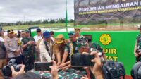 Datang ke Sukabumi KASAD Maruli Resmikan Sarana Pengairan, Dorong Swasembada Pangan Nasional