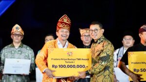 50 Tahun TMII: Kementerian Kebudayaan Berikan Anugerah Pradana Nitya Budaya untuk Anjungan Daerah Terbaik