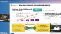 Lapor, Program MBG Sudah Gunakan Anggaran Rp3 Triliun