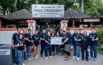 Bank Mandiri Taspen Dukung Pelestarian Penyu