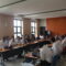 RAPAT : Kepala Kantor Pertanahan Kabupaten Sukabumi, Agus Sutrisno, saat memimpin rakor redistribusi tanah dan kegiatan gugus tugas reforma agraria.(FOTO : UNTUK RADAR SUKABUMI)