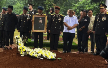 Prosesi pemakaman Komjen (Purn) Jusuf Manggabarani (Dok pribadi)