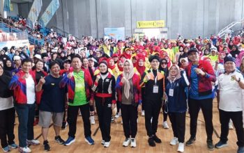ANTUSIAS: Dinas Pemuda dan Olahraga (Dispora) Provinsi Jawa Barat berencana menggelar kegiatan senam bersama pada Juli mendatang di salah satu kecamatan di Kota Sukabumi.