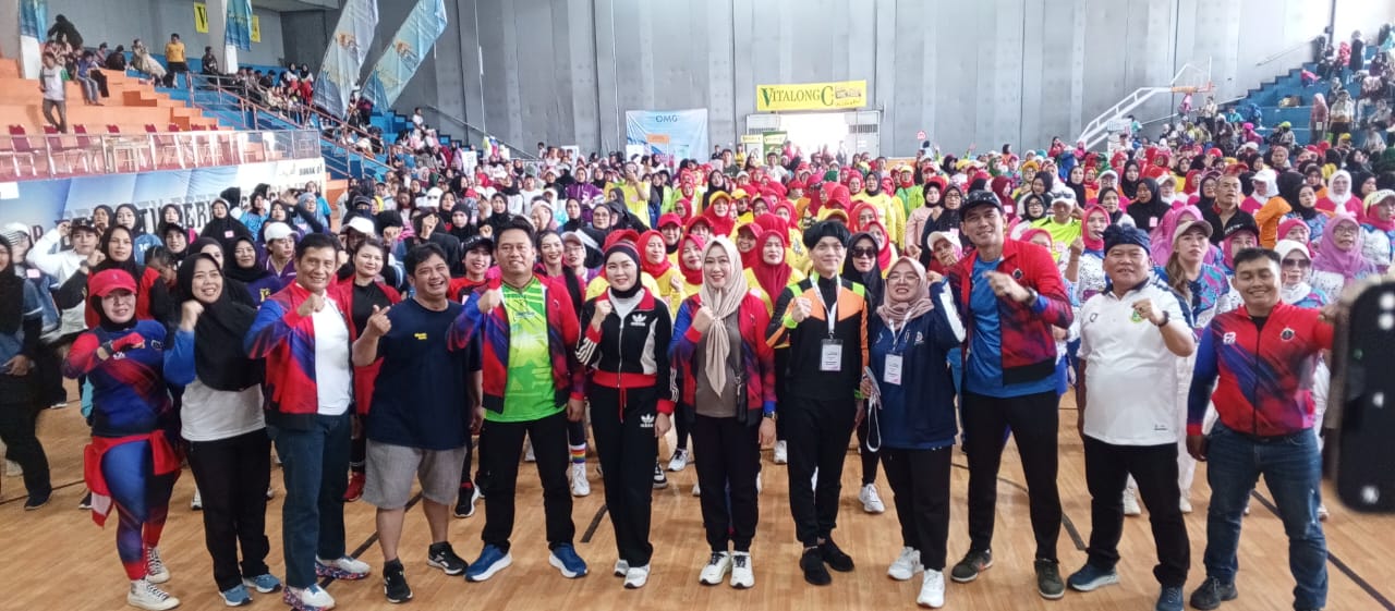 ANTUSIAS: Dinas Pemuda dan Olahraga (Dispora) Provinsi Jawa Barat berencana menggelar kegiatan senam bersama pada Juli mendatang di salah satu kecamatan di Kota Sukabumi.
