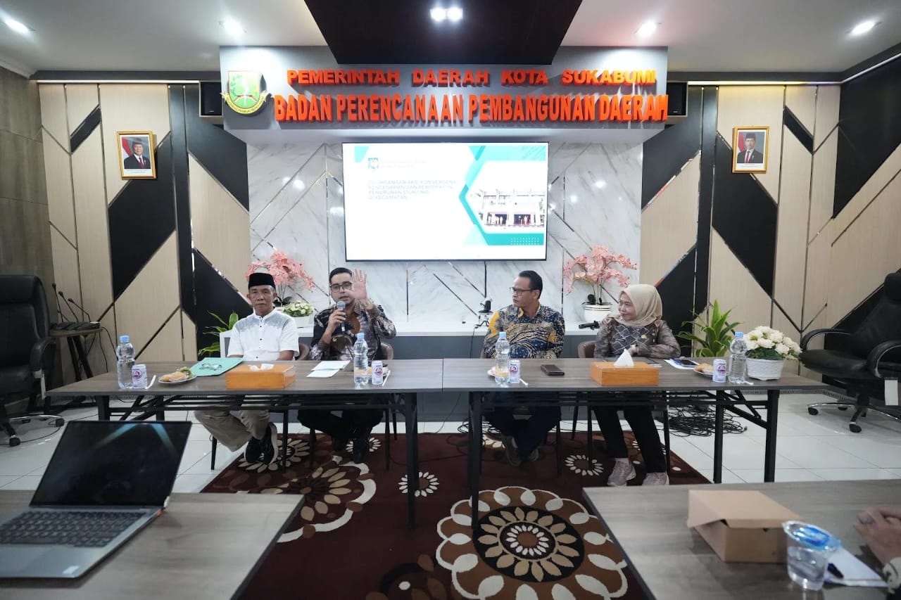 SOSIALISASI: Bappeda Kota Sukabumi, mulai sosialisasikan Surat Edaran (SE) nomor 400.5.7/1685/Bangda tentang Pelaksanaan Aksi Konvergensi Pencegahan dan Percepatan Penurunan Stunting Tahun 2025. (FT: IST)