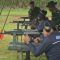 KOMPAK : AAI ON dan LBH SON saat foto bersama dengan Yon Armed 13/Nanggala, usai latihan menembak.