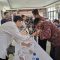 Sejumlah anak difabel dari SLB Mutiara Bahari Mandiri, Palabuhanratu, saat mengikuti pelatihan keterampilan dari Disnakertrans Kabupaten Sukabumi.