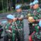 Mayjen TNI Taufik Budi Santoso melaksanakan pembaretan (baret PBB) kepada peserta pratugas sebagai tanda kesiapan anggota TNI Indonesia diberangkatkan sebagai pasukan Perdamaian.
