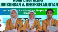 MAN 1 Kota Sukabumi Masuk 32 Besar Kompetisi Debat Lingkungan Keberlanjutan 2025