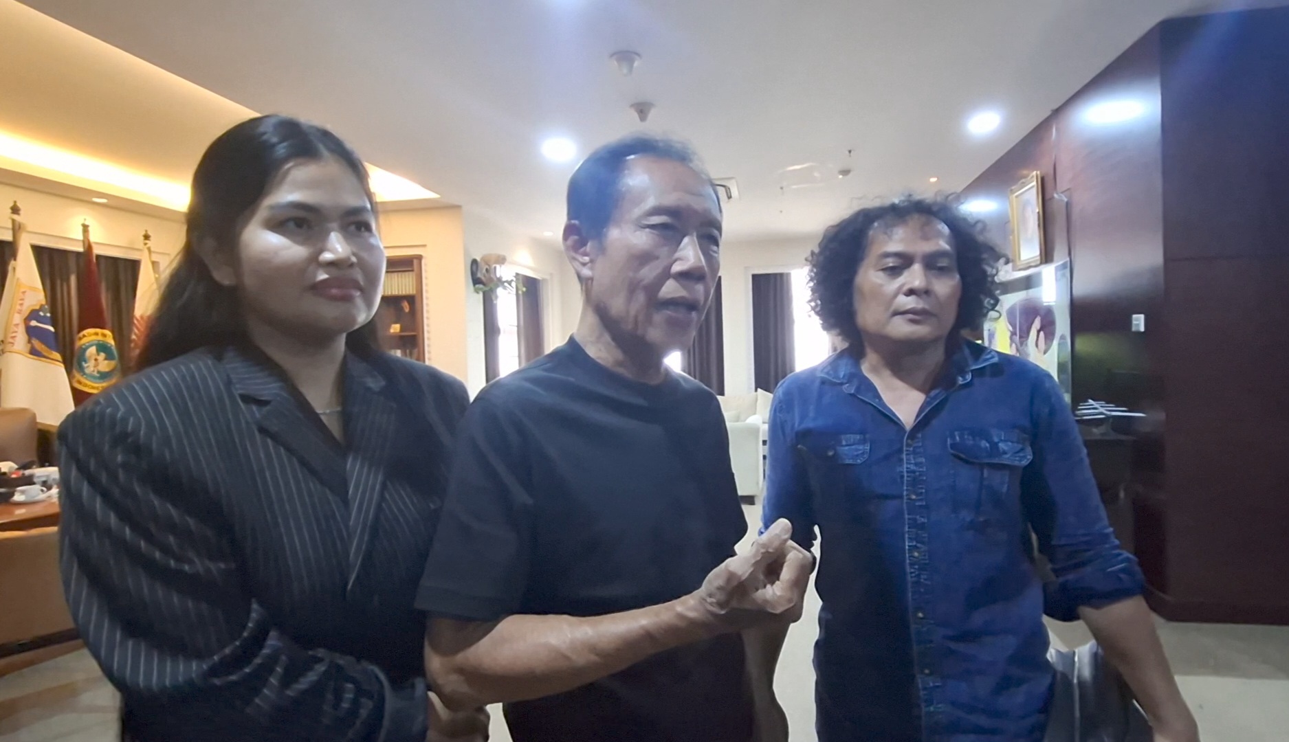 Hercules Minta Maaf, Sutiyoso: Jangan Hanya ke Saya, Gatot Juga -Disway/Fajar Ilman-