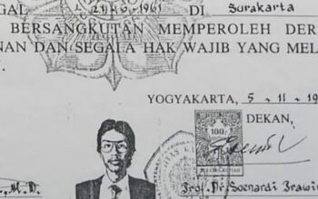 Fotokopi ijazah Presiden RI ke-7 Joko Widodo alias Jokowi/Ist