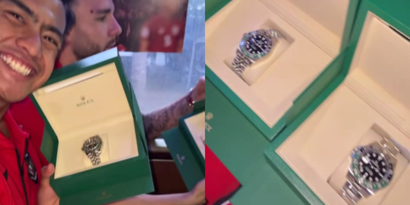 Pemain Timnas Dapat Hadiah Jam Tangan Rolex dari Prabowo