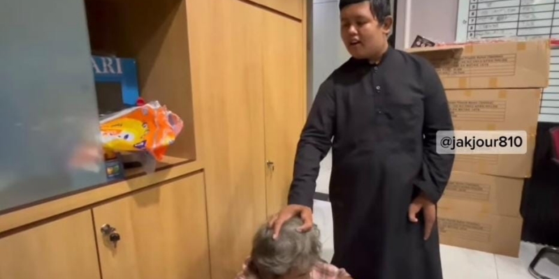 Momen korban mendoakan pelaku pencopetan HP/Instagram