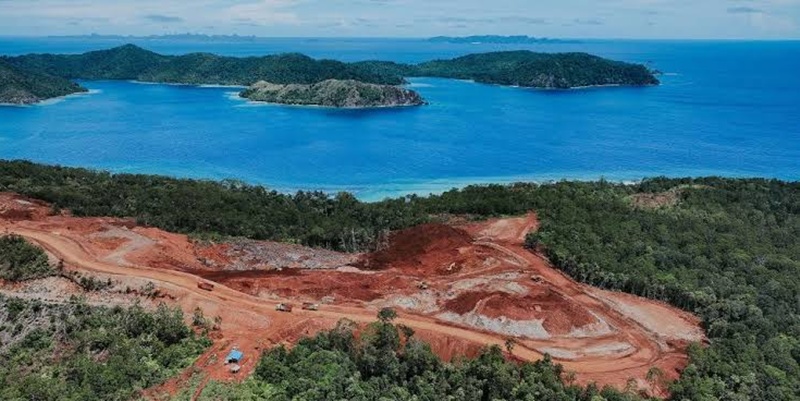 Aktivitas tambang nikel di Raja Ampat/Ist