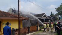 Diduga Korsleting Listrik, Rumah di Sukaraja Sukabumi Gosong