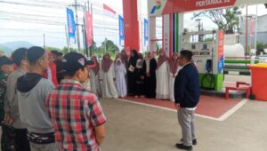 SPBU Cirumput Sukabumi Kembali Beroperasi, Doa Bersama dan Santunan Anak Yatim jadi Pembuka