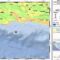 Peta pusat gempa dengan kekuatan magnitudo 5,0 di Kabupaten Pangandaran, Jawa Barat, Senin (9/6/2025). (Badan Geologi)