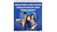 Tahapan Seleksi Jadi Guru Sekolah Rakyat, Tertarik?