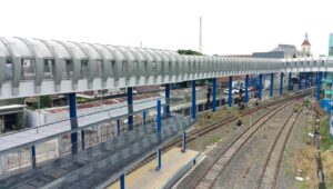Penampakan Skybridge Paledang, KA Pangrango Tak Lagi Berhenti di Stasiun Bogor
