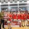 Walikota Sukabumi, H. Ayep Zaki, menghadiri penutupan Kejuaraan Daerah Divisi II Bola Basket di GOR Merdeka Sukabumi, Jumat (27/6) malam.