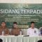 Disdukcapil Kabupaten Sukabumi, saat menghadiri Sidang Terpadu Isbat Nikah yang disandingkan dengan pelayanan adminduk di Aula Desa Caringin Wetan, Kecamatan Caringin, Kabupaten Sukabumi.